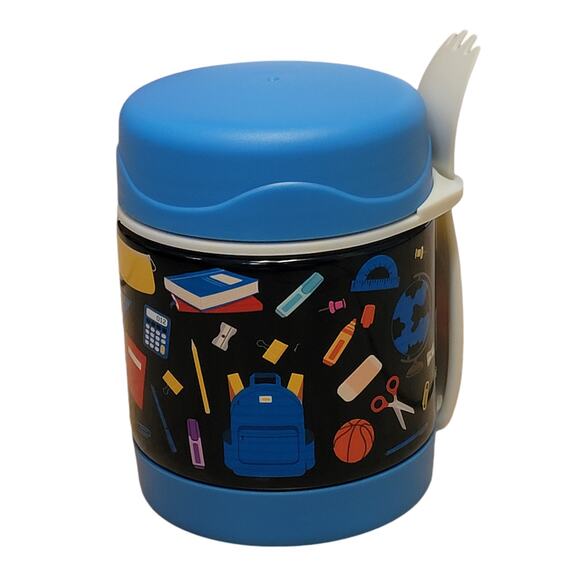 Quaker Thermal Lunch Box Container w/ Fork 12 oz Food School Hot Cold Kids NEW - Picture 3 of 8